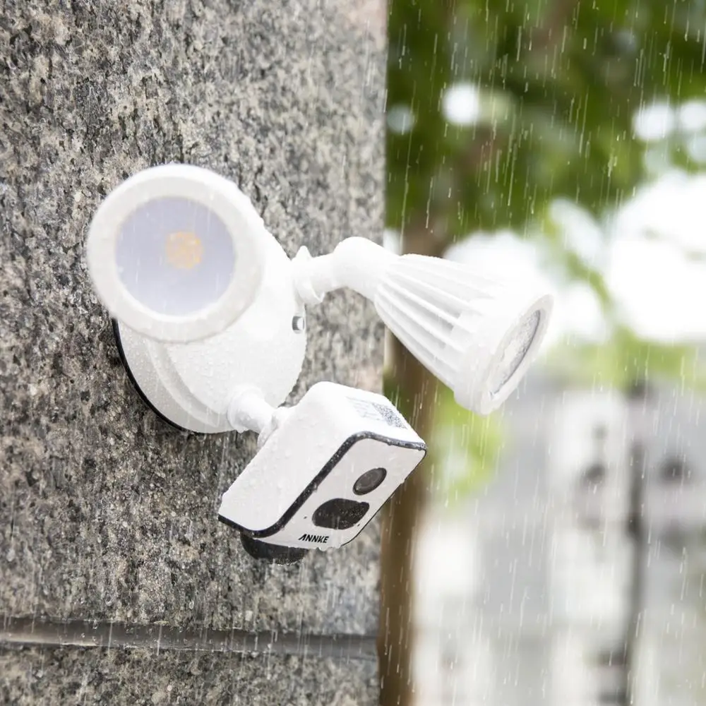 Камера ANNKE 1080P AI с прожектором HD Wi Fi ip камера двухсторонней аудиосвязью несколько