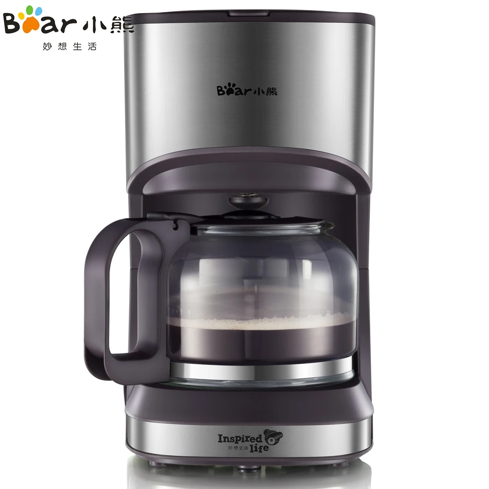 

Bear Portable High-quality Automatic Electric Coffee Maker 5 Cups Coffee Machine With Water Window for home