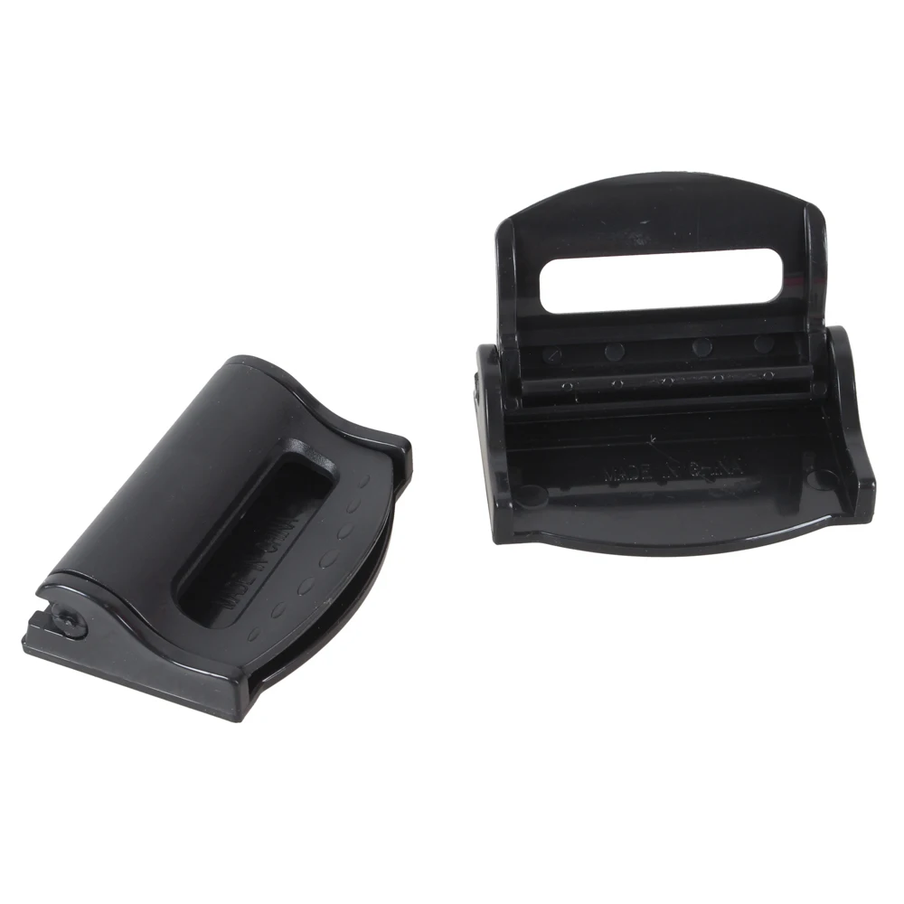 1 Pair Black Color Car Accessories Seatbelt Strap Clips Auto Adjustable
