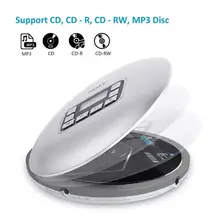 Портативный CD-плеер, HOTT CD611 персональный CD-плеер ЖК-дисплей, стерео наушники USB кабель для зарядки MP4 плеер