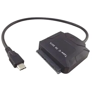 

USB 3.1 Type C To SATA 22Pin Converter Adapter Cable 2.5 3.5 inch Hard Drive HDD SSD