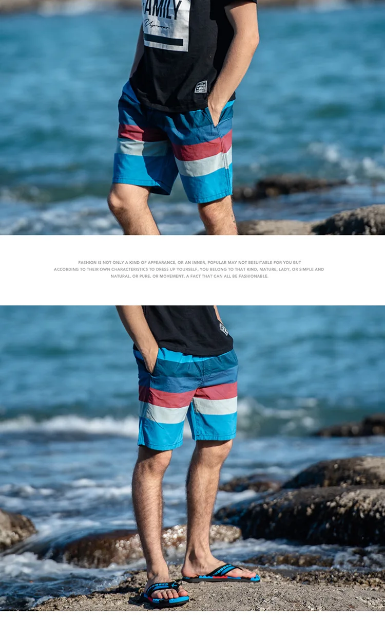 2019 новые мужские шорты для плаванья полосатые короткие De Bain Homme короткие Deportivo Hombre плавательные шорты мужские De Plage пляжные шорты мужские