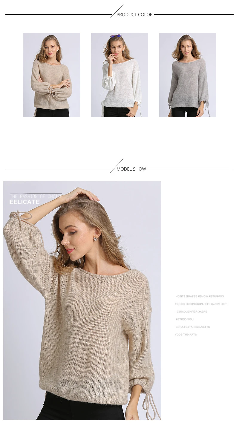 HCYO Women Sweater Knitted Think Tight Sizes Inside Wear Lady Jumper Women's Turtleneck Warm 2018 Winter Solid Sweater (4)