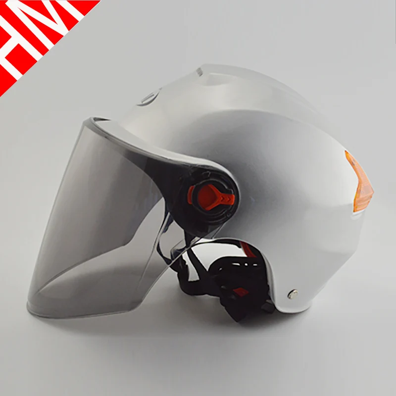 Backlight Helmet open face motorcycle curve Visor Helmet Cycling Road