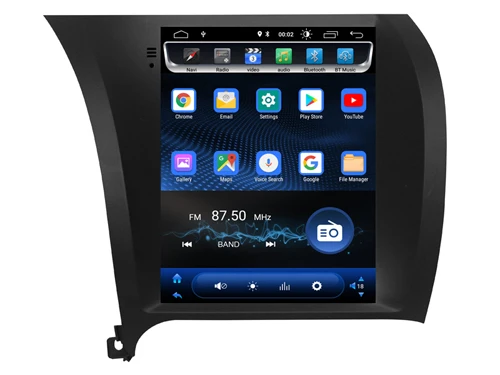 OTOJETA Android 8.1.0 вертикальный экран Автомобильный мультимедийный tesla gps навигатор радио плеер для Kia cerato forte K3 2012- стерео
