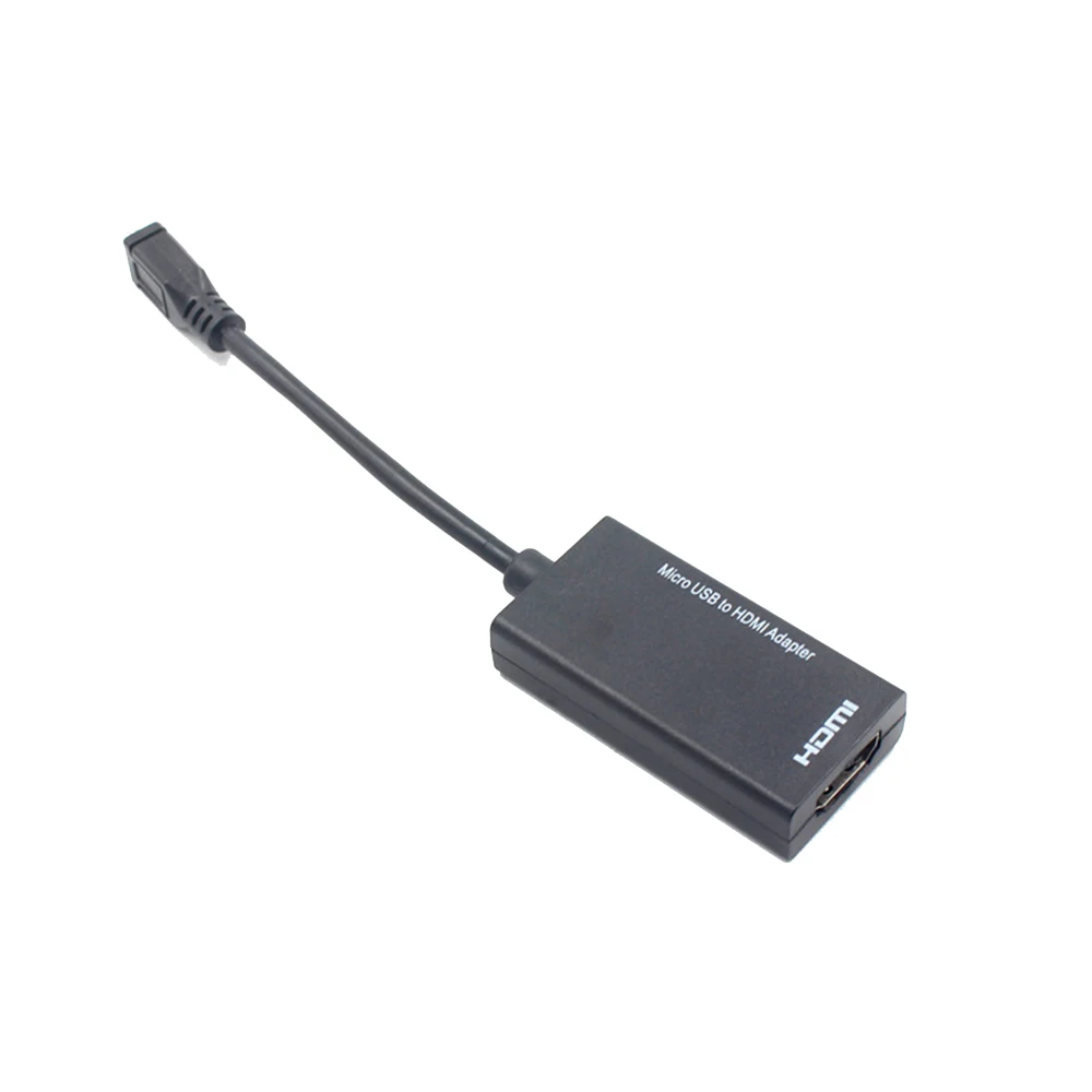  Nero Micro USB Al Convertitore di HDMI Adattatore Per TV HD 1080P Audio Video Cavo di HDMI Per Sams