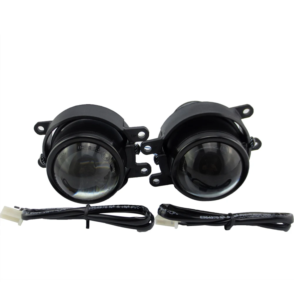 

Front bumper headlight bifocal lens sport HID Xenon Halogen fog light lamp holder house for toyota highlander prado previa hilux