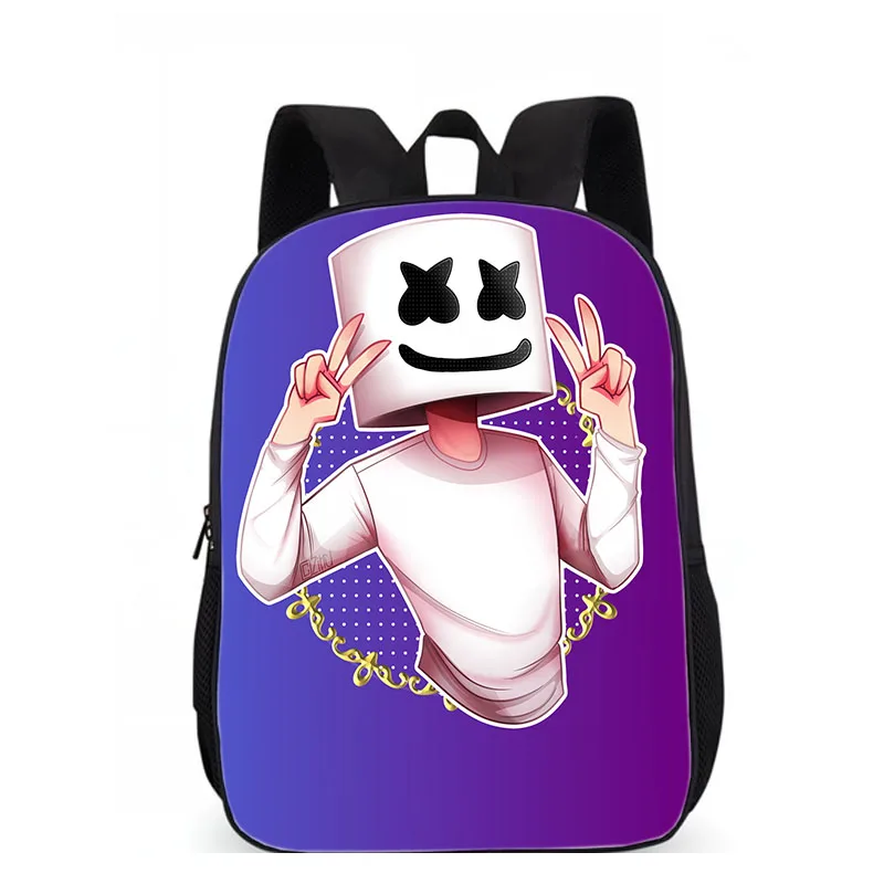 LUOBIWANG Marshmello детский школьный рюкзак известного диджея для подростков мальчиков и девочек, мужской женский рюкзак в стиле хип-хоп - Цвет: big3