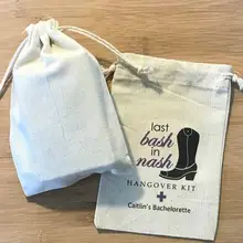 Пользовательские последние Баш в Nash День рождения Свадебные любимые пакеты подружки невесты девичник похмелья восстановление выживания комплект вечерние мешки для конфет