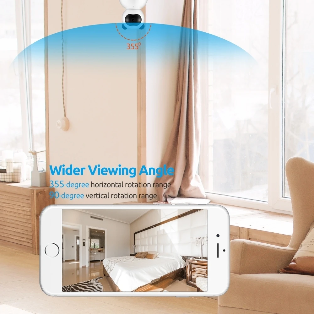 Noturna de Vigilância Câmera de Rede sem Fio ip com Visão Baby Monitor Home Security hd 1080 p Câmeras Inteligente Monitores 2 Pcs 20 1080 P Câmeras IP com Visão Noturna