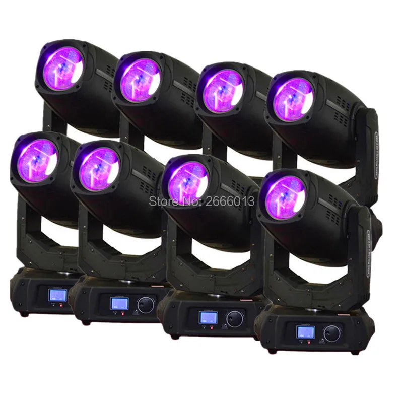 

8PCS 280W 10R Spot Light, DMX512 Channel Beam Spot Wash 3in1 Moving Head Light ,Professional 10R Beam Effect DJ Stage Lighting