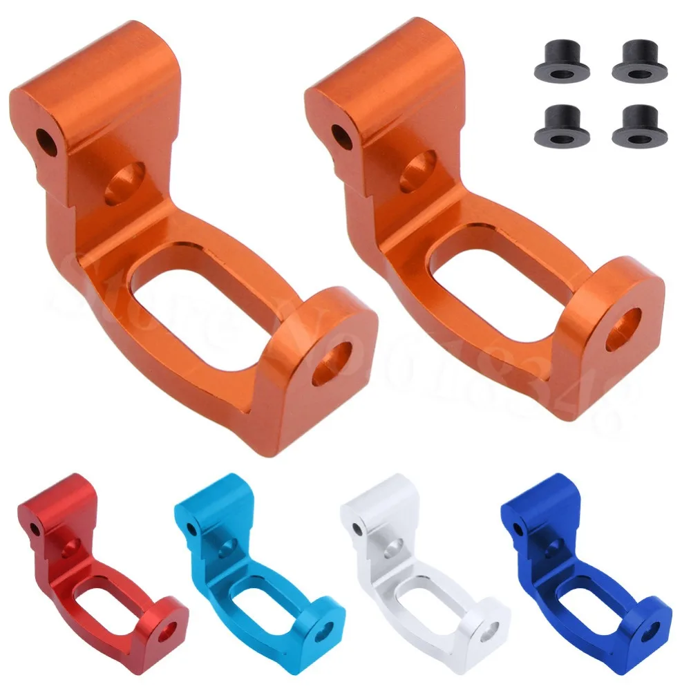 

Aluminum Front C Hub Set L/R & Steering Plate Bushing For HPI RS4 Hop-Up Upgrade Parts