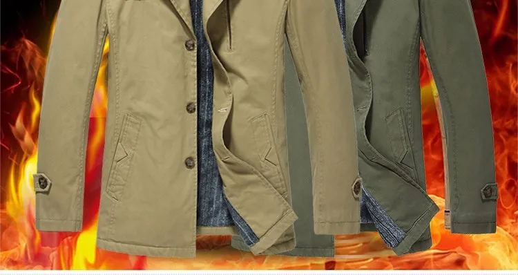 Новый Дизайн Тренч Для мужчин 2016 Новинка осень-зима модные Для мужчин Slim Fit Однобортный ветровка Для мужчин Размеры Бесплатная доставка