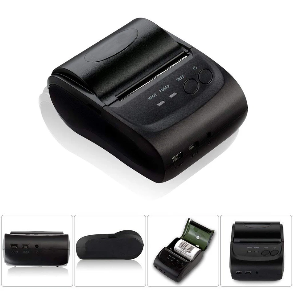 Pos printer android Portable Bluetooth Thermal Printer Mini 58mm bluetooth android ios pos printer mobile USB receipt printer Pos printer android Portable Bluetooth Thermal Printer Mini 58mm bluetooth android ios pos printer mobile USB receipt printer