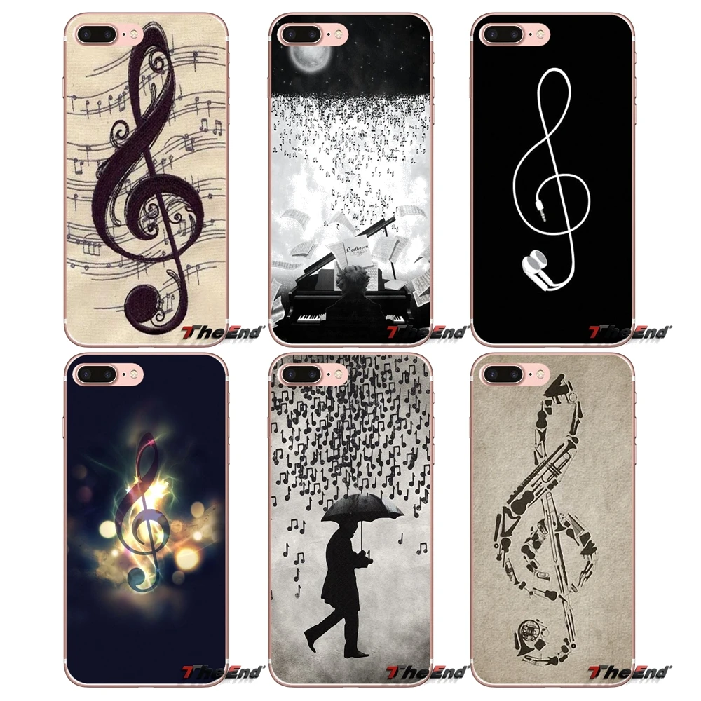 

For Huawei P Smart Y6 Pro P8 P9 P10 Nova P20 Lite Pro Mini 2017 SLA-L02 SLA-L22 2i Musical Notes Violin Classical Music Case