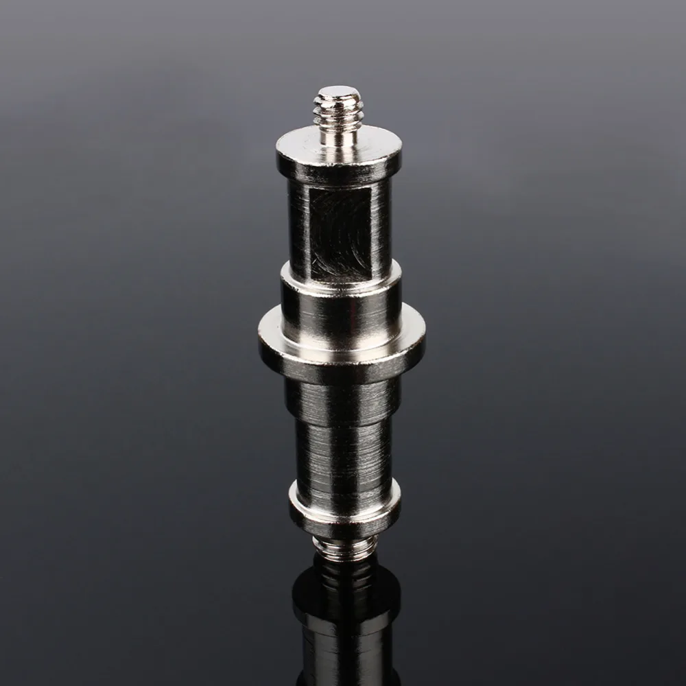 Male 1/4" 3/8" Spigot Stud Adapter Camera Screw for Umbrella Flash