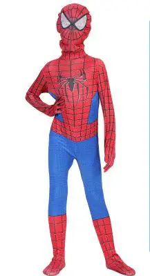 С «человеком-пауком» далеко от дома Питер Паркер костюм зентай для косплея супергероя-паука Боди Комбинезоны Костюм Для Хэллоуина - Цвет: Spider-Man C