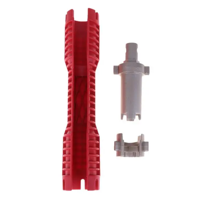 Multiuse Socket Wrench Anti-Slip Double Handle Wrench Lightweight Home Kitchen Bathroom Faucet Sink Wrench Tap Repair Installer