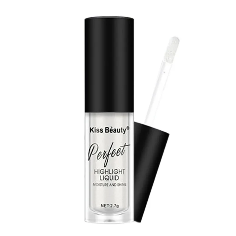 

Women Face Beauty Gold Liquid Cosmetic Face Eye Contour Brightener Glow Shimmer Liquid Highlighter Makeup