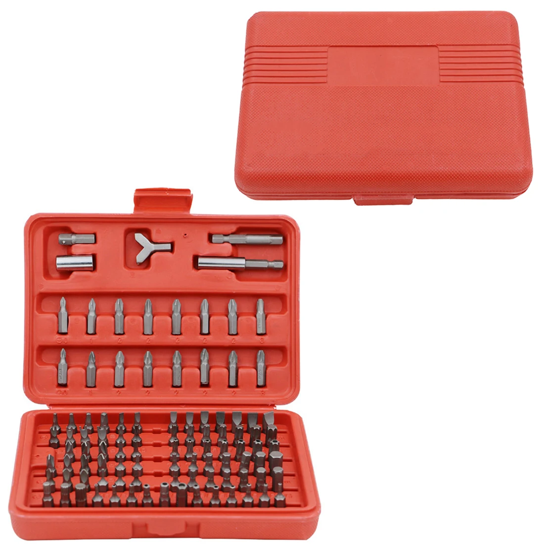 

chrome Security Bit Tool 100pcs Set Torx Hex Drill Star Spanner Screw Driver