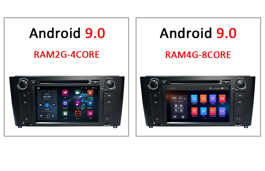 Flash Deal DSP Android 9.0 4G 64G 2 DIN CAR DVD PLAYER For BMW 1 SERIES E81 E82 E83 E88 GPS Navigation Stereo Radio Multimedia IPS SCREEN 5