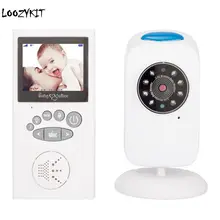 2,4 дюймовый беспроводной видео цветной Детский Монитор няня, безопасность камеры ночного видения контроль температуры