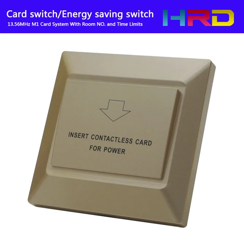 

High Frequency AC220/30A 86mm Hotel Energy Saving Switch with room and time limit function Wall Switch 15s time delay +2 card