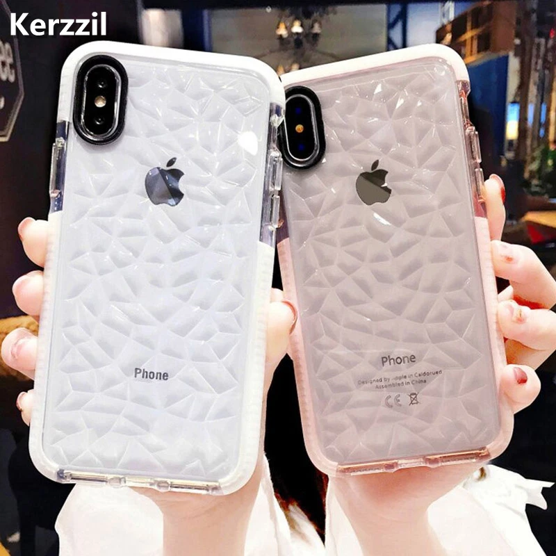 

Luxury Jelly Shockproof Clear Phone Case For iPhone 11 Pro X XR XS Max Soft TPU Transparent Case Cover For iPhone 7 8 6 6s Plus