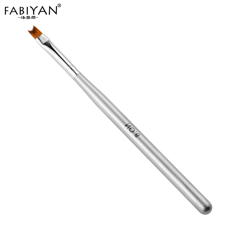 

1PCS #8 Nail Art Painting Drawing French Tips Manicure Pen Birch Acrylic UV Gel Polish Brush Design DIY Tools High Level Nylon