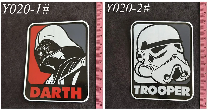 

Y020# Star Wars PVC Big Sticker Home Decor Fridge Styling Wall Travel Suitcase Graffiti Styling Stickers Buy 3 get 4