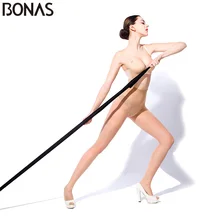 BONAS seksi nefes tayt kadın 15D yaz şeffaf külotlu moda sıkı naylon tayt düz renk kadın tayt