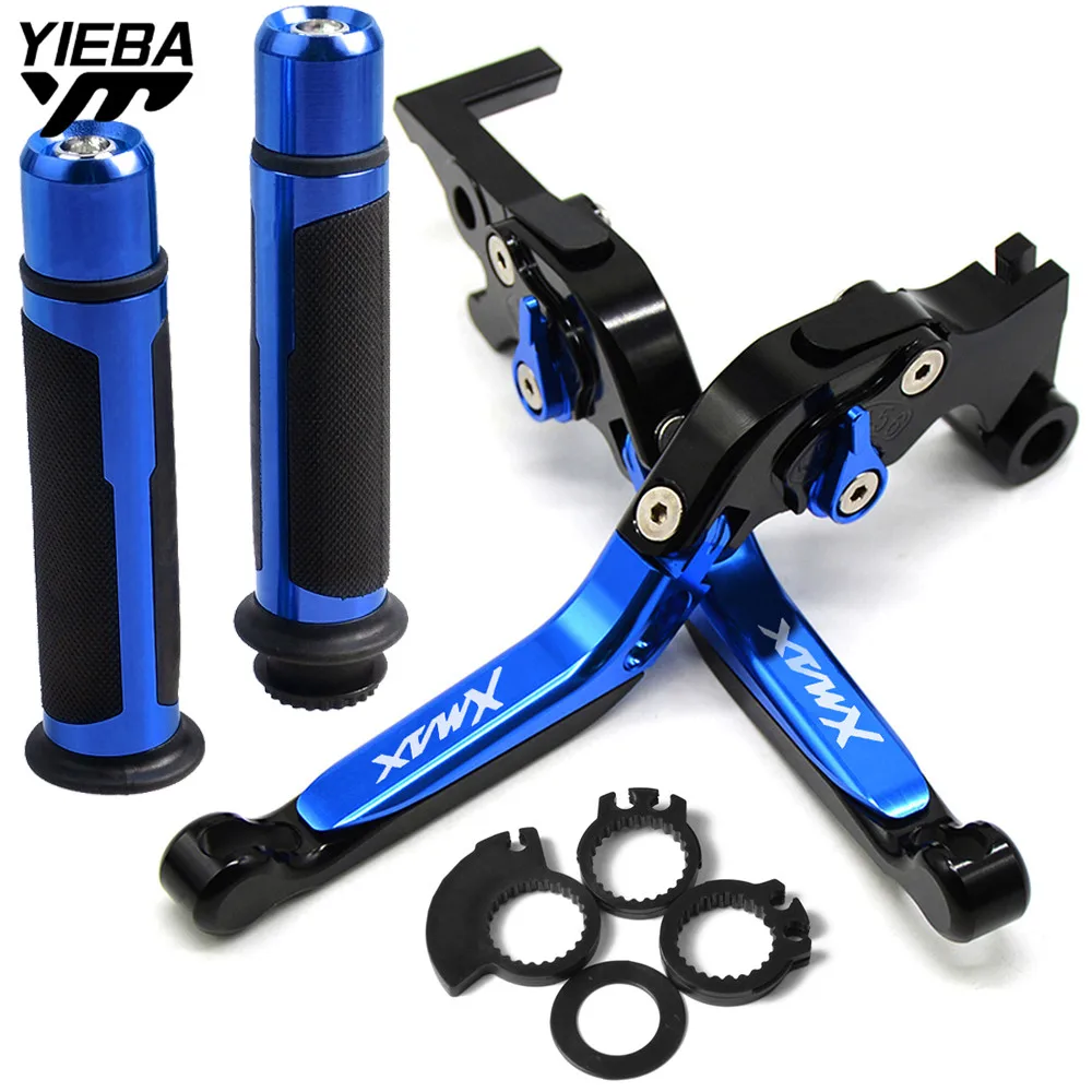 

Motorcycle Accessories Folding Brake Clutch Levers handle grips FOR YAMAHA XMAX X-MAX 125/200/250/400 all years 2018 2019 2017