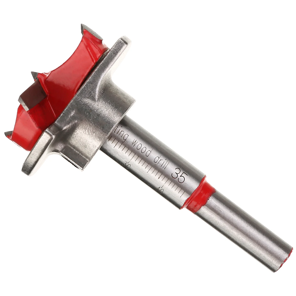 35mm Spotting Drill Bit Hinge Open Hole Woodworking Forstner Drill Bit Self Centering Hole Saw Cutter + Hex Wrench