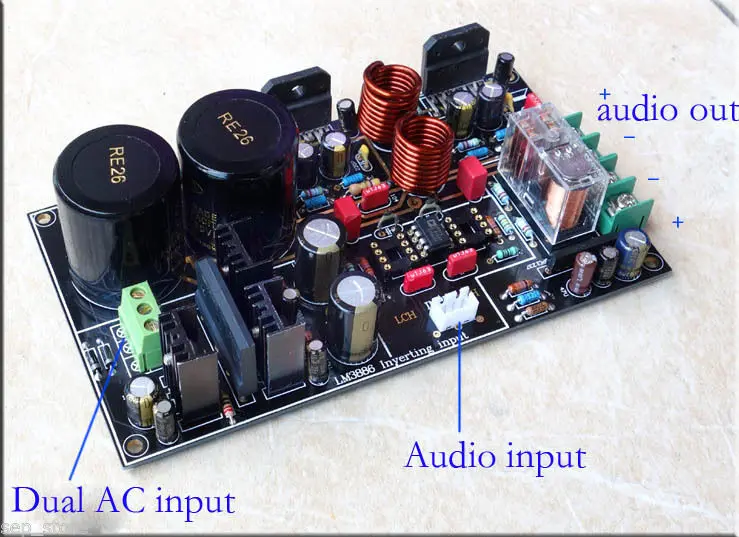 

DIY Gaincard (GC) Version LM3886 amplifier board/kit