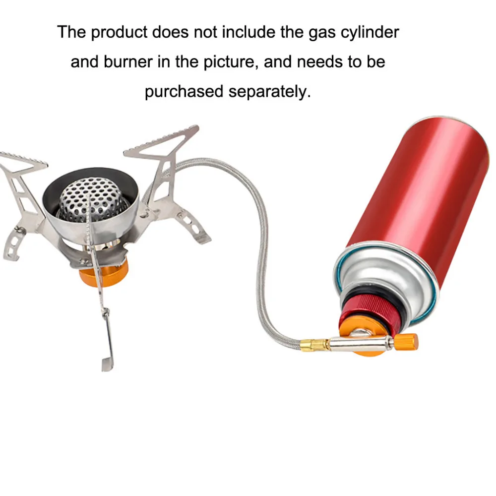 2019 Outdoor camping conversion head long flat tank cylinder round converter outdoor long gas tank adapter round converter 40J11 (3) -  - 