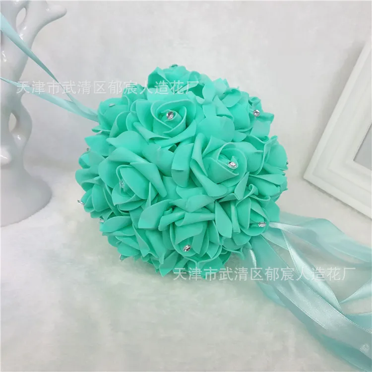 5" 13cmwedding Flower Ball Artificial Flowers Bouquet Handmade Pe Foam