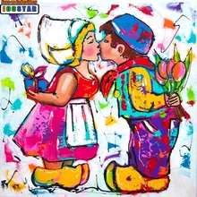 Полный квадратный/круглый Алмаз DIY Алмазная картина фото на заказ "Ребенок и грил" 3D вышивка крестиком Мозаика Декор