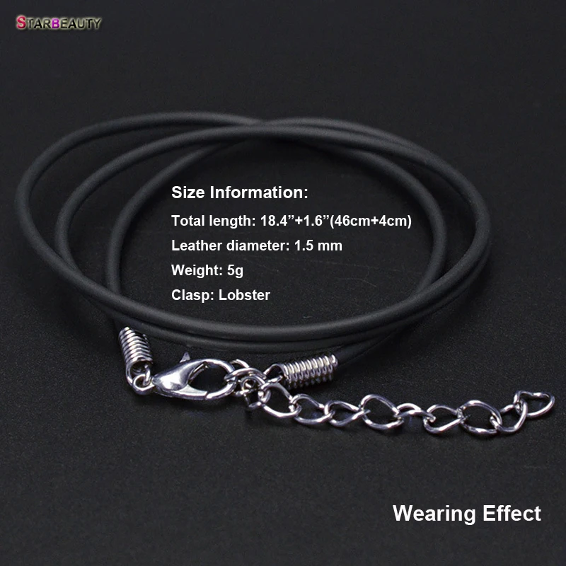Wholesale 10 Pcs Lot Black Leather Necklace Chain Lobster Clasp Necklaces 50cm Long Necklace Neck Chain Jewerly Accessory Parts Long Necklace Black Leather Necklaceleather Necklace Aliexpress