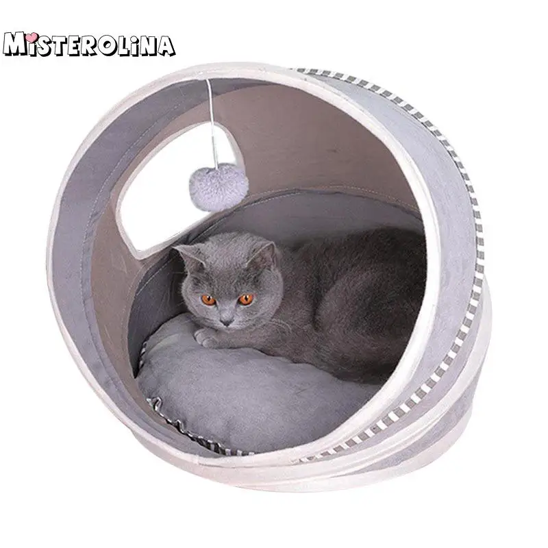 Weiche Katze Haus für Kleine Katze Kätzchen Hohe Qualität Baumwolle Warme Welpen Kätzchen Bett Zelt Haustier Produkt PCJ3463 Preise