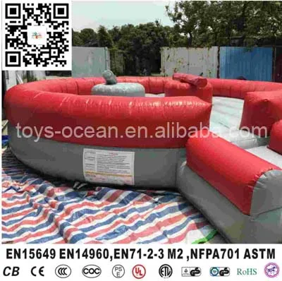 

inflatable mechanical meltdown wipeout sweeper game