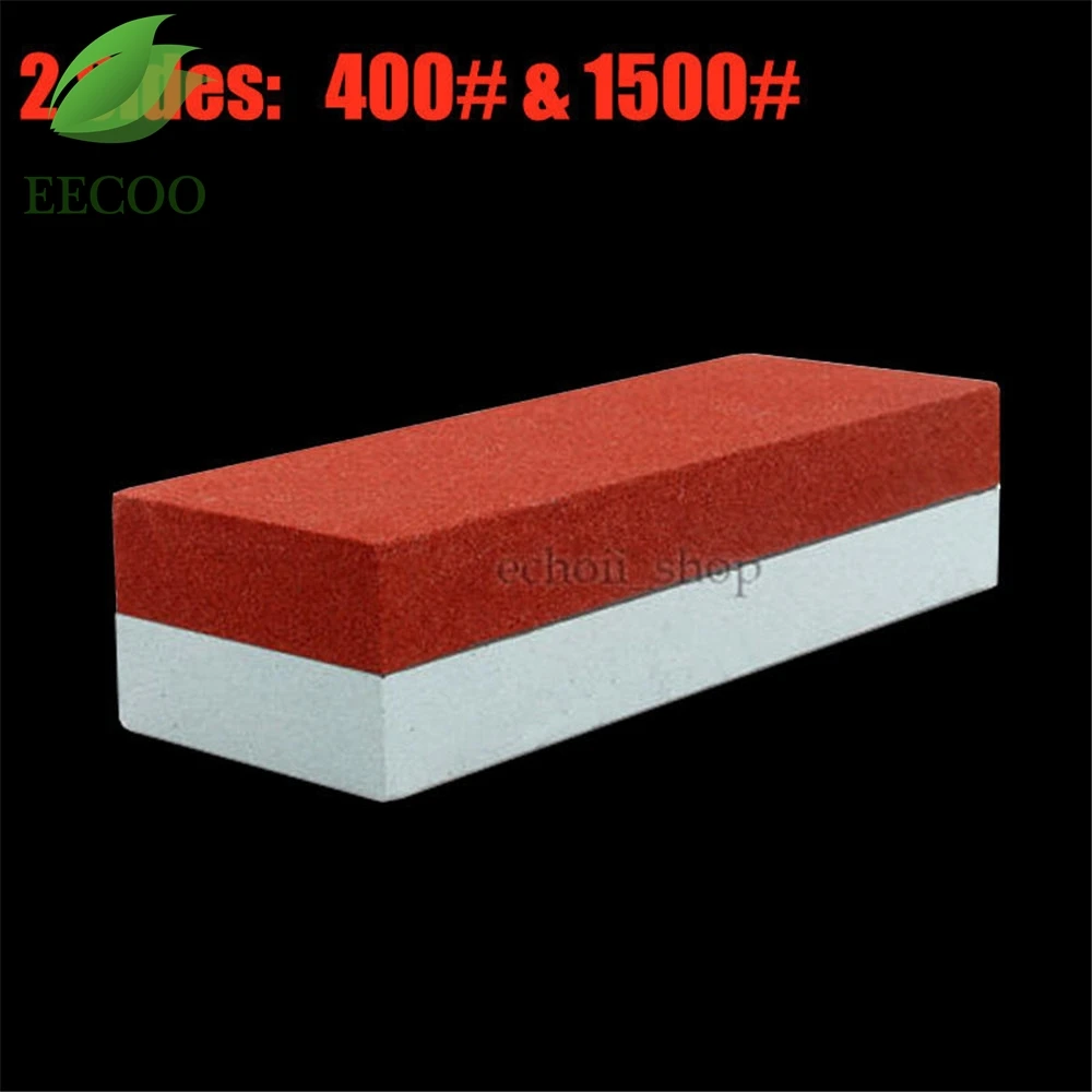 400 1500 Two Sides Knife Sharpening Stone Whetstone Sharpener