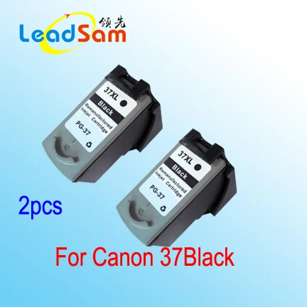 2x PG37 black Ink Cartridge for Canon PG 37 ip1800 ip2600 MP140 MP210 MP470 MX300-in Ink