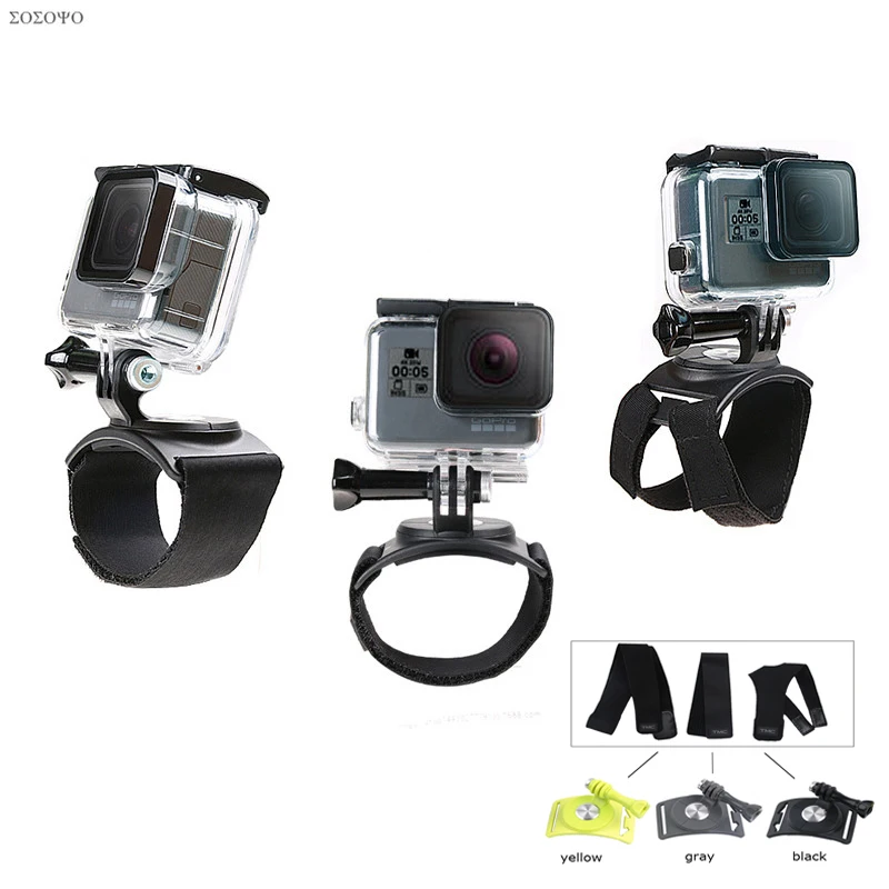 3 in1 Wrist Band Multifunction 360 Degree Rotate Wrist Bandage Arm Mount Hand Strap For Gopro Hero 7 6 5 Camera Accessories  (3)