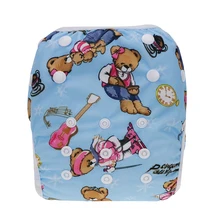 Детский купальный чехол для подгузника герметичный Регулируемый многоразовый подгузник для маленьких мальчиков и девочек от 0 до 3 лет