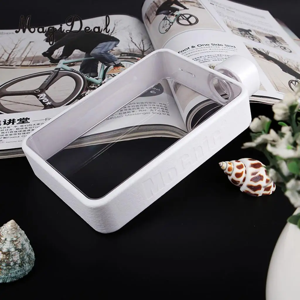 MagiDeal Clear Book Portable Paper Pad Water Bottle Flat Drinks Kettle 5 Colors to Choose