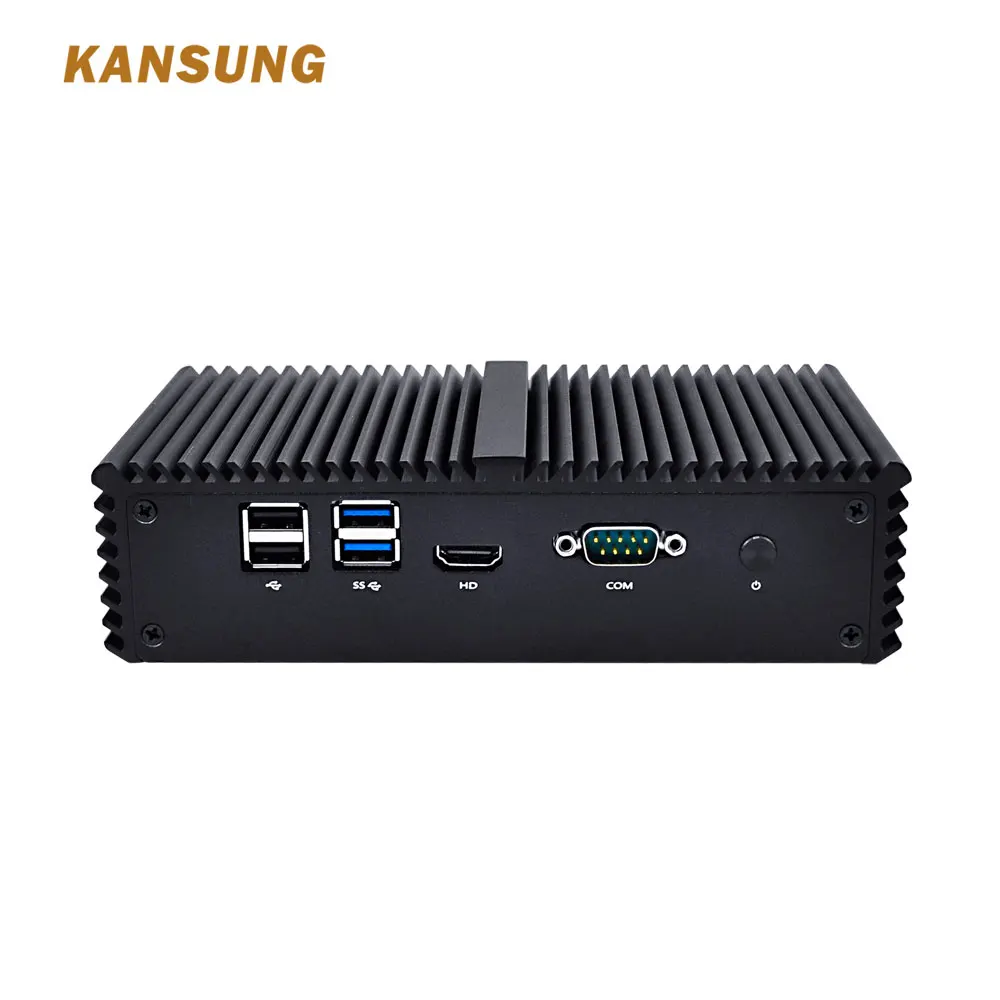 Мини-ПК с 6 LAN I3 7100U I5 7200U I7 7500U поддержка AES-NI брандмауэр промышленный домашний маршрутизатор безвентиляторный мини-ПК