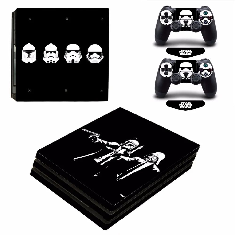 Виниловый чехол ARRKEO Star Wars Jedi Knight Наклейка Наклейки для Sony PlayStation 4 PS4 Pro консоль и 2