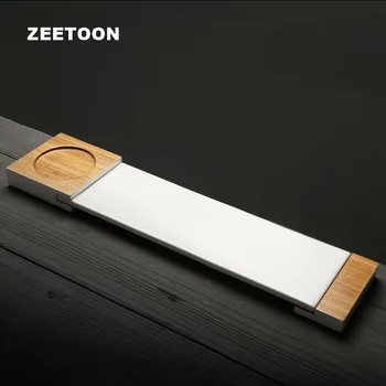 

Zen Japanese Style Tea Tray Kung Fu Tea Set Accessories Boutique Plate Handmade White Porcelain Ceramics Creative Home Decor New