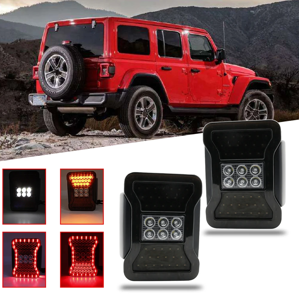 New LED Tail Lights for Jeep Wrangler JK Brake Reverse Turn Singnal