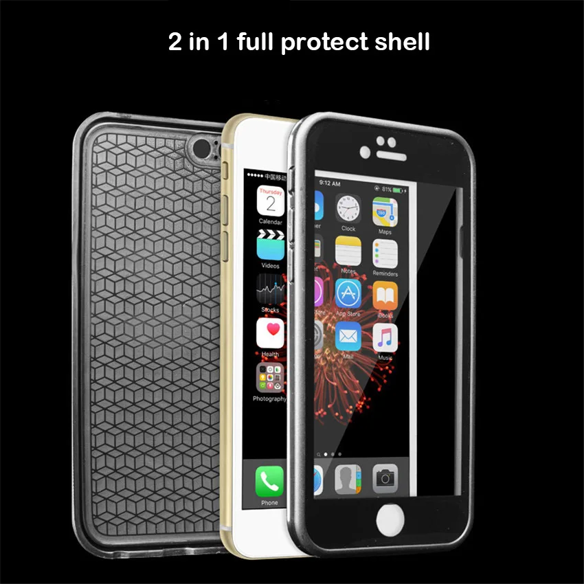 Водонепроницаемый чехол для телефона IP68 iPhone 7 8 Plus с полной защитой под водой 5 5S SE X